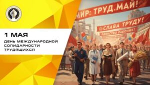Друзья, от всей души поздравляем вас с 1 Мая — праздником единства и уважения к людям труда!